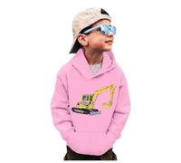 Sudadera Niño con Capucha Informal, Sudaderas Niño Manga Larga, Sudaderas Sweatshirt Sweat Hoodie Niños con Cuello Redondo Camisa CamióN Dinosaurio Manga Larga Camisetas Pullover Streetwear
