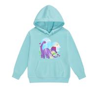 Sudadera Niño Cremallera - Sweats À Capuche Et Sweats Pour Filles Imprimé Dinosaure Pulls Pour Enfants Vêtements Sweat-Shirt À Capuche En Polaire Chaud (Sky Blue 6-7 Years)