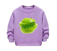 Sudadera Niño,Sudaderas Sin Capucha de Forro Polar para Niños y Niñas Casual Cuello Redondo Camiseta Manga Larga Holgado Cómodo Pullover Tops Básico y Versátil Jersey Suéter Adolescentes 2-12 Años
