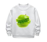 Sudadera Niño,Sudaderas Sin Capucha de Forro Polar para Niños y Niñas Casual Cuello Redondo Camiseta Manga Larga Holgado Cómodo Pullover Tops Básico y Versátil Jersey Suéter Adolescentes 2-12 Años