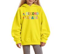 Sudadera Niño - Y para S para Uso Diario Y Fiestas con Capucha Suave Y Cómoda para De 1 A 14 Años Temporadas De Otoño E Invierno (Yellow 9-10Years)