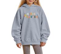 Sudadera Niño - Y para S para Uso Diario Y Fiestas con Capucha Suave Y Cómoda para De 1 A 14 Años Temporadas De Otoño E Invierno (Grey 11-12Years)