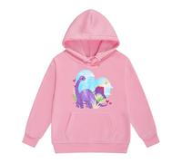Sudadera Niños 701 Años - Sweats À Capuche Et Sweats Pour Filles Imprimé Dinosaure Pulls Pour Enfants Vêtements Sweat-Shirt À Capuche En Polaire Chaud D'Hiver (12-13 Years)