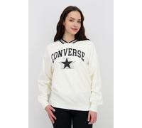 Sudadera Oversize Converse - Blanco - Sudadera Cuello Pico Mujer talla S
