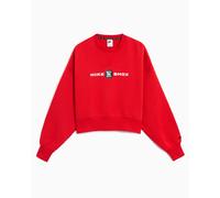 Sudadera Oversize Nike Sportswear Phoenix Fleece Shox para mujer Rojo M