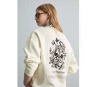 Sudadera oversize Silky White XXS