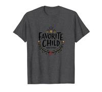 Sudadera para Hija Favorita | Ganador del Premio Favorite Child Camiseta, Hombre, Jaspeado Oscuro, S