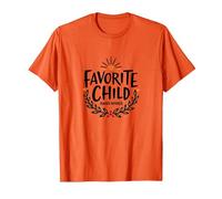 Sudadera para Hija Favorita | Ganador del Premio Favorite Child Camiseta, Hombre, Naranja, L