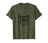 Sudadera para Hija Favorita | Ganador del Premio Favorite Child Camiseta, Hombre, Verde Oliva, L