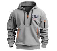 Sudadera para hombre con cuello redondo de rizo francés, sudadera casual inteligente para hombre, sudadera con capucha para otoño, sudadera lisa con capucha, blusa, ropa deportiva, chaquetas ligeras