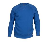 Sudadera para hombre con cuello redondo y mangas raglán, modelo New Cuba, azul claro, XL