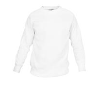 Sudadera para hombre con cuello redondo y mangas raglán, modelo New Cuba, Color blanco., XXXL