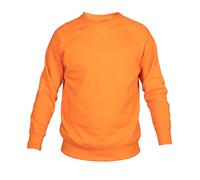 Sudadera para hombre con cuello redondo y mangas raglán, modelo New Cuba, naranja., M