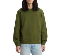 Sudadera para hombre Levi's Crew Sweatshirt Standard Pullover Shirt, verde, XS