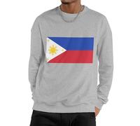Sudadera Para Hombre Mujer Con Estampado De La Bandera De Filipinas - Jerséis De Trabajo Lisos Unisex Para Hombre Mujer - Sudadera De Trabajo De Mezcla De Algodón Suave Para Uso Casual Y Deportivo
