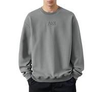 Sudadera para hombre, sudadera básica, sudadera con logotipo pequeño, estampado de neón para ropa de calle, jogging, sudadera clásica de manga larga, parte superior de gran tamaño, urbana, elegante y