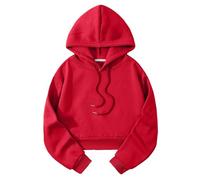 Sudadera para mujer, con capucha, verano, chaqueta corta para mujer, elegante, sudaderas, Y2K, con capucha, corta, abrigos, al aire libre, chaqueta informal, ropa de correr, color sólido, chándal