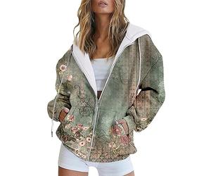 Sudadera para mujer de algodón, suéter para mujer elegante, sudadera con capucha larga, camiseta informal de manga larga, parte superior cómoda con bolsillos, camiseta deportiva de otoño e invierno