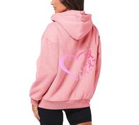 Sudadera para Mujer Hoodie Oversize Moda Suelto Color Sólido Chaqueta de Gran Tamaño Jersey con Capucha Estilo Callejero Chaqueta de Punto Grueso Ajuste Holgado 2025 Nueva Ropa Otoño Loungewear
