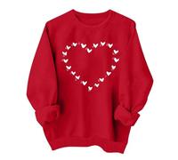 Sudadera para mujer Oversize Long Sudaderas Mujer Personalizada San Valentín Sudaderas Mi Temporada Loungewear 2025 Nueva Sudadera Pareja Tops Casual Tops sueltos Túnica Exterior Top Casa Top Top