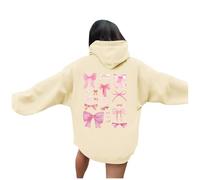 Sudadera para Mujer Sudadera Casual con Capucha de Gran Tamaño Sudaderas con Capucha Mujer Sudaderas Cuello Redondo Ajuste Holgado Baratas Sweatshirts Y2K Sweatshirt Manga Larga Casual Abrigo