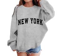 Sudadera para Niña Chaqueta Atlética Informal Pullover de Algodón para Niña Sudadera con Capucha de Manga Larga Cuello Redondo Suéter Corto Estampado Sport Moda Ropa Chándal Top Casual Top Jersey