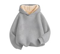 Sudadera para Niña Cuello Redondo Suéter Polar Sudadera Casual Primavera Invierno Ropa Ropa Deportiva a La Moda Deportivo Camiseta Suéter Corto Estampado Jersey de Invierno para Niña Algodón Top