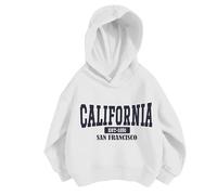Sudadera para Niña Ligera Deportiva Sweatshirt para Niña Sudadera Textil Suave Casual Primavera Invierno Ropa Top de Algodón Ropa Suéter Corto Estampado Ligera Deportiva Casual Top Jersey