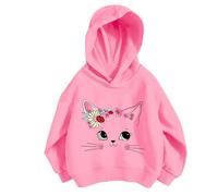 Sudadera para Niña Sweatshirt para Niña Ropa Deportiva a La Moda Casual Manga Larga Ropa Sudadera Manga Larga sin Capucha Casual Top Jersey Cuello Redondo Deportivo Camiseta Estampado Lindo