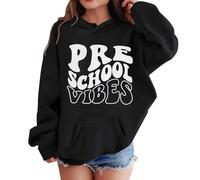 Sudadera para niños, chaqueta de invierno, sudadera para niños, niñas, camiseta deportiva para niño y niña, primer día de escuela, informal, sudadera con capucha en mi preescolar, guardería, sudadera