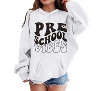 Sudadera para niños, chaqueta de invierno, sudadera para niños, niñas, camiseta deportiva para niño y niña, primer día de escuela, informal, sudadera con capucha en mi preescolar, guardería, sudadera