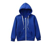 Sudadera para Niños con Cremallera y Bolsillo Tops Cálidos Camiseta Deporte para Niños Pequeños Camiseta de Manga Larga Sudadera con Cremallera Chaqueta de Chándal Sudaderas Adolescentes