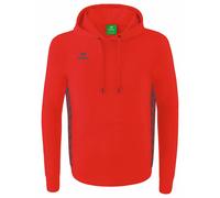 Erima Niños Essential Team Sudadera con capucha, rojo, 140