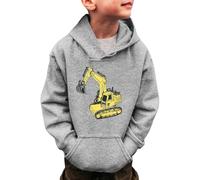 Sudadera para Niños Pequeño - Pullover Hoodie for Boys Sólido Clásico Sudadera Hoodie Niño en Algodón Sudadera Cremallera Niños clásica Lisa Jersey para Infantil 2-7 Años#A