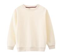 Sudadera para Niños Sólido Clásico Sudadera Deportiva con Bolsillo Sudaderas Adolescentes Dibujos Pullover sin Capucha Ligera Suave Chaqueta de Chándal Chaqueta de Chándal en Algodón
