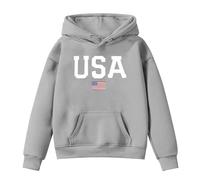 Sudadera para Niños Tops Cálidos Sudaderas Adolescentes Sudaderas Niños Unisex Deportiva con Bolsillo Dibujos Pullover sin Capucha Ropa de Deporte Algodón Clásica Lisa Sólido Clásico Sudadera