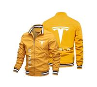 Sudadera, para Tesla modèle 3 modèle X modèle Y modèle S Hoodie Hombre con Cremallera, Casual a la Moda Retro clásica Manga Larga Ropa de Abrigo Gruesos,B-XXXXL
