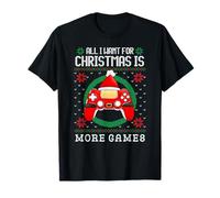 Sudadera para Videojuegos All I Want for Christmas Is More Games Camiseta