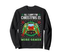 Sudadera para Videojuegos All I Want for Christmas Is More Games Sudadera