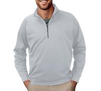 Sudadera pequeña para hombre, a la moda, informal, de manga larga, con cremallera, manga larga, sudadera con capucha crónica, gris, M