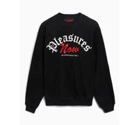Sudadera Pleasures Appointment Fleece Men's Crewneck Sweatshirt para hombre Negro S