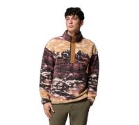 Sudadera polar de cuello alto Helvetia Pinted Half Fleece Hombre Talla L. Color Marron