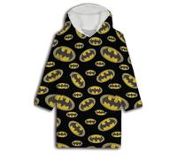 Sudadera Poncho/Jersey Manta Batman Adulto, Negro , Talla única