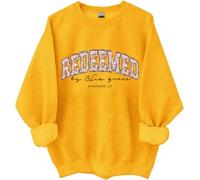 Sudadera Redeemed By His Grace, By His Grace, Sudaderas Redeemed Mujer Hombre, amarillo, L