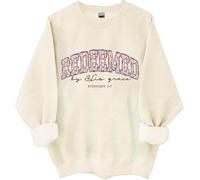 Sudadera Redeemed By His Grace, By His Grace, Sudaderas Redeemed Mujer Hombre, Khika, L