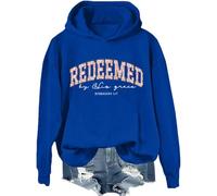 Sudadera Redeemed By His Grace, By His Grace, Sudaderas Redeemed Mujer Hombre, Klein Blue-1, L