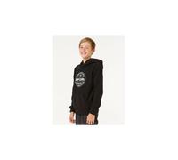 Sudadera rip curl stapler hood- niño negro 8 AÑOS