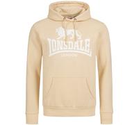 Sudadera 'SHERBORNE' Hombre LONSDALE XXL arena / blanco