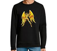 Sudadera Sin Capucha de Hombre Zodiaco Saint Caballeros Manga Anime Dragon Pegaso Leo 002 M