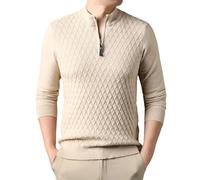 Sudadera Sin Capucha Hombre Blanca Beige Basica Forro Pareja Slim Nieve Elegantes Trail Descuentos Saco Cazadora Fleece Ancha Ranglan Tejida Estilo Navideñas Pijo Dia Sencillas